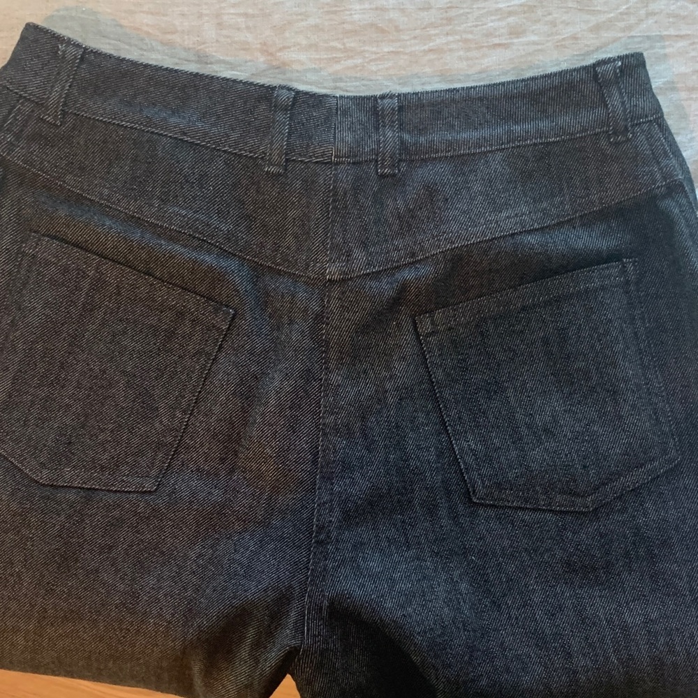 St. John Sport by Marie Gray Black Straight Leg Jeans - Picture 4 of 11